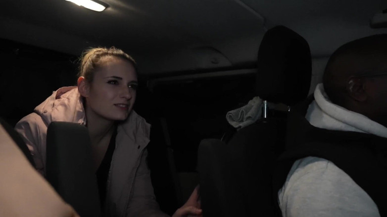 Melina May: BBC at Night on the Bus in the Parking Lot