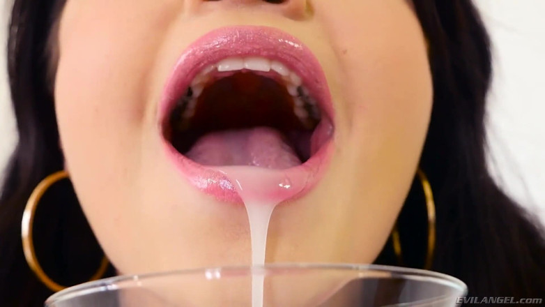 Darkko: A young brunette gets a facial after giving a very...