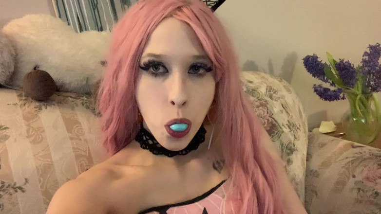 EmoDream1998: Cute Teen Blows Bubbles