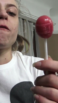 Kinky Fetish Naughty brat girl bubble gum l oli teasing!