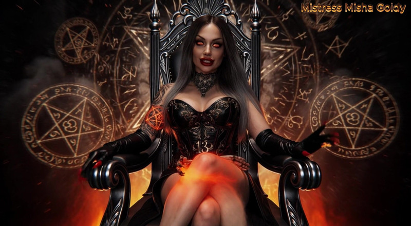 Goddess Misha Goldy: Hell's Kostky: Hrana, dokud se nezlomíš. Interaktivní hra Edge. Honím...