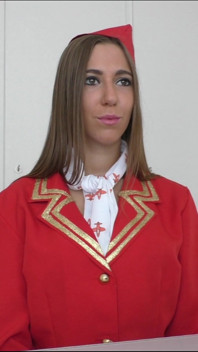 Air Hostess Suzie Moss BBC Creampie