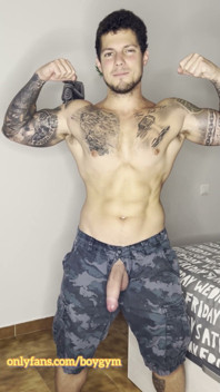 My Big Cock Cums in Military Outfit! with No Touch