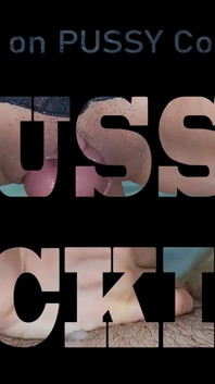 Petite Asian Natural Tits Getting Huge Cum on Hairy Pussy