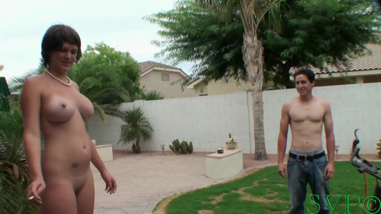 Wicked Smoking Stepmothers: Mrs Lane Seduces the Neighbors Stepson