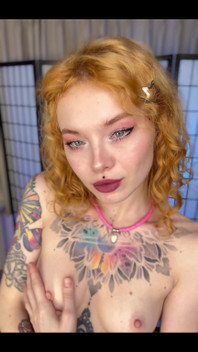 Would you like to spit on my tits and play with them like I do?