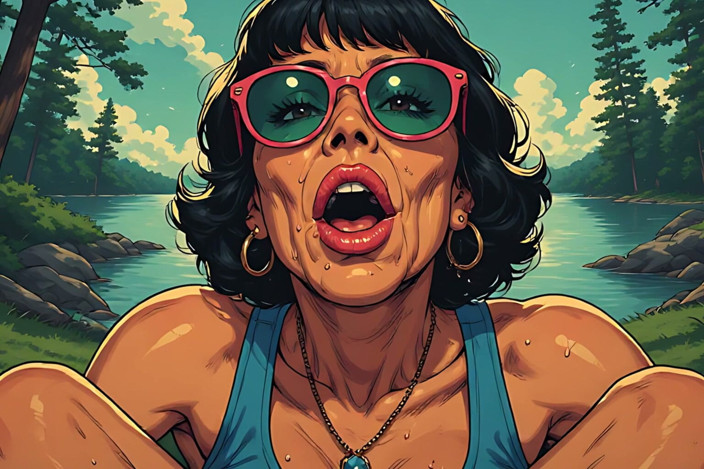 AI Porn: Zmysłowe wyrażenia Babcia Art