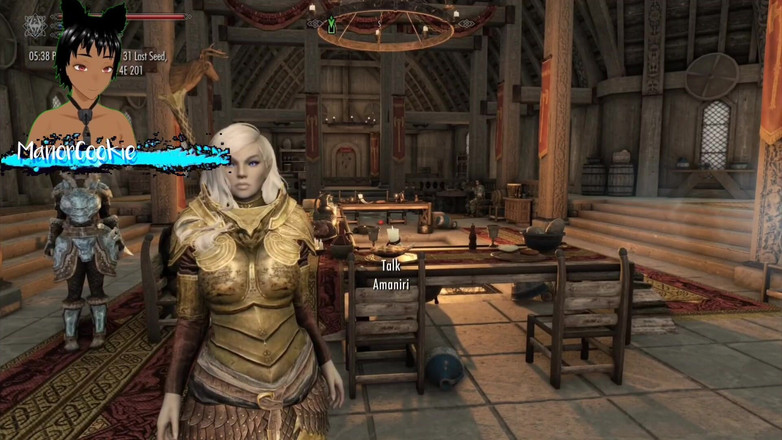 Manor Cookie: Skyrim b ve l mod - koridorda birden fazla kadınla seks...