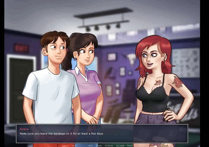 Dirty GamesXxX: Kisah musim panas: gadis bertato di pantatnya ep 128