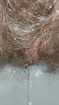 Close Meu Fazendo Xixi No Vaso Sanitário