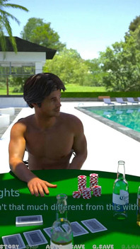 Mijn Italiaanse hete vrouw: man speelt poker met zijn vrienden terwijl zijn hete vrouw rond hen paradeert in bikini - aflevering 15