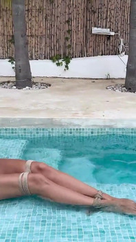 Lola Jungle Girl on Arm Pole Bondage and Poolside Restrain HD