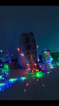 Just Me Pretending to Be Your Christmas Tree P.s. Feet Lovers Might Really Enjoy the Tease