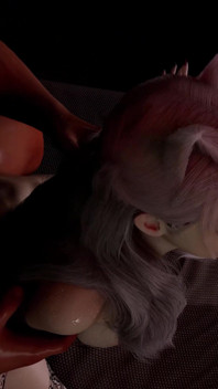 3D süßes asiatisches schätzchen hat hardcore-blowjob-sex mit bbc