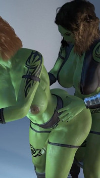 Futa Ork Standing Anal Train