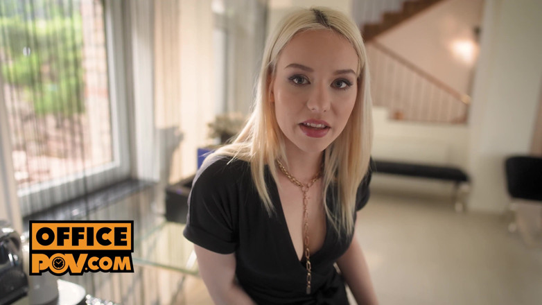 OfficePOV: POV - a Horny Threeway with Hot Blonde Barbie Brill and...