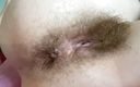 Cute Blonde 666: Pertunjukan lubang pantat berbulu buru-buru closeup