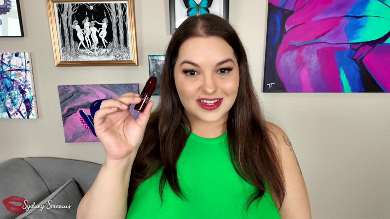 Sydney screams fetish: Menguji lipstikku untukmu - sydney screams mencoba 8 nuansa lipstik untuk menciummu...