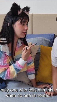 Můj nevlastní bratr mě objeví uprostřed živého streamu a skončí to šukáním - Danner Mendez ft Min Galilea