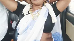 Indian Bhabi Car Sex. Beautiful Saree Housewife Try to Fucking with Stepson Car Drive.telugu Dirty Talks.