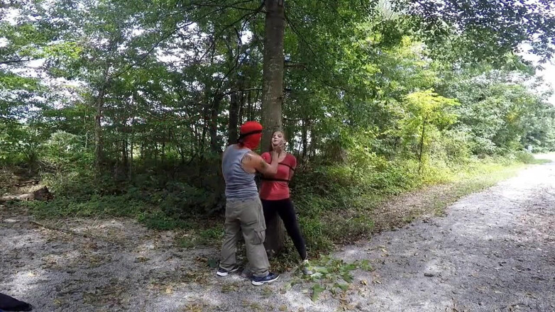 Selfgags classic: Biker de montaña en esclavitud
