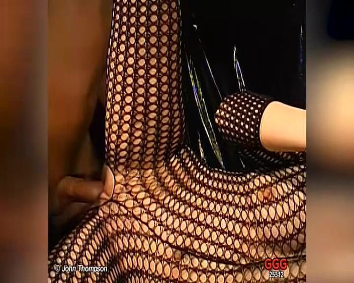 GGG John Thompson Classic Retro: Bionda Incinta Viene Coperta Di Sperma Durante Il Bukkake Intenso...