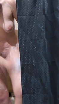 Solo Shower. Hot Shower. Wet Nipples. Soapy Teen Naked in the Shower.
