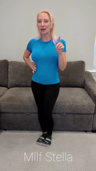 Blue Compression Shirt with Black Yoga Pants