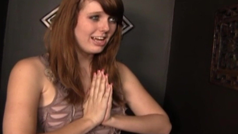 Get Your Fix: Naughty Redhead Gives Amazing Gloryhole BJ