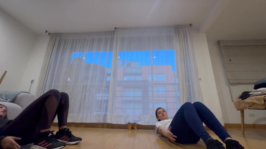 Exercising (Scarlett and Chanel) Exercising (Scarlett and Chanel)