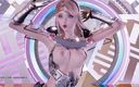 3D-Hentai Games: Clc - devil lux seksi striptiz ligi efsane ateşli dans