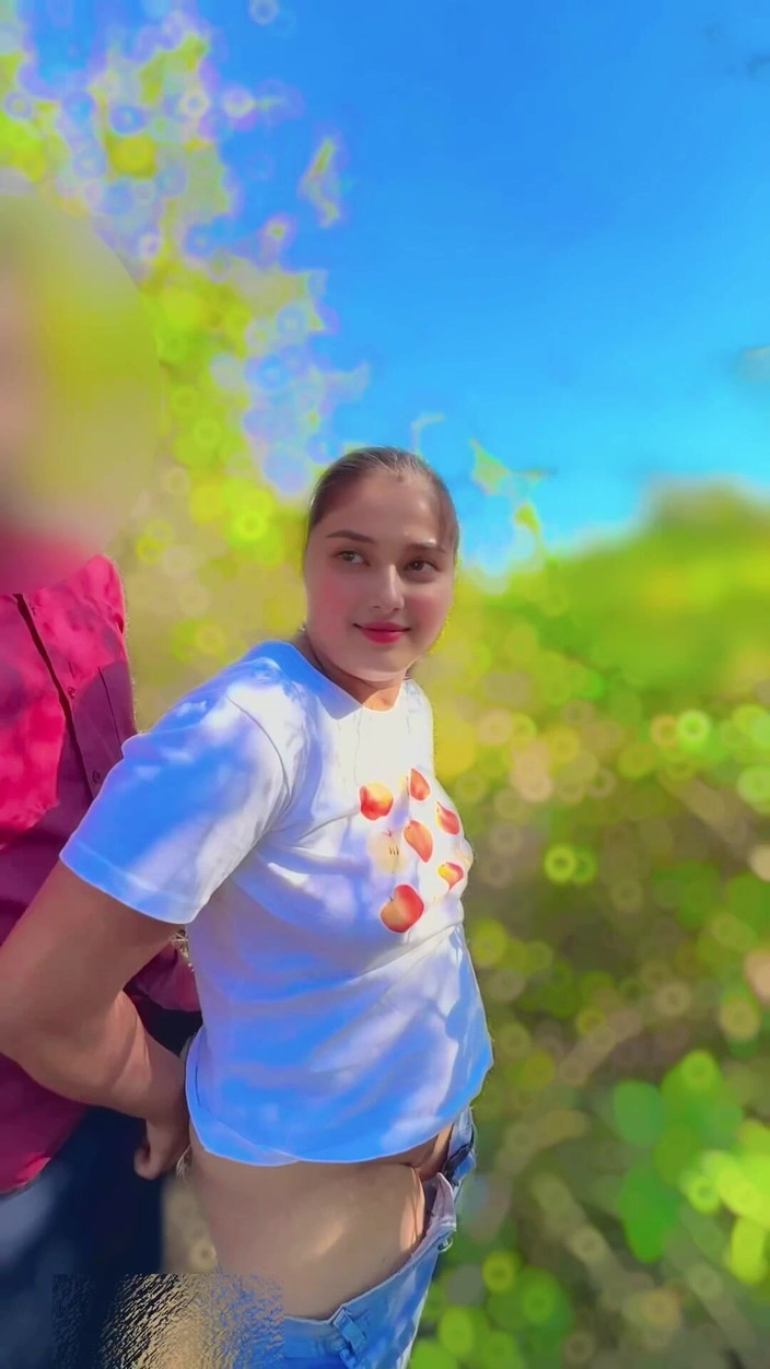 Your_aisha: Desi Village Girl Going to Park for Making Reels with...