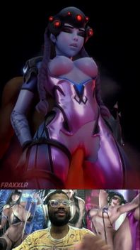 Bald Pussy Widowmaker Gets a Nice Standing Fuck
