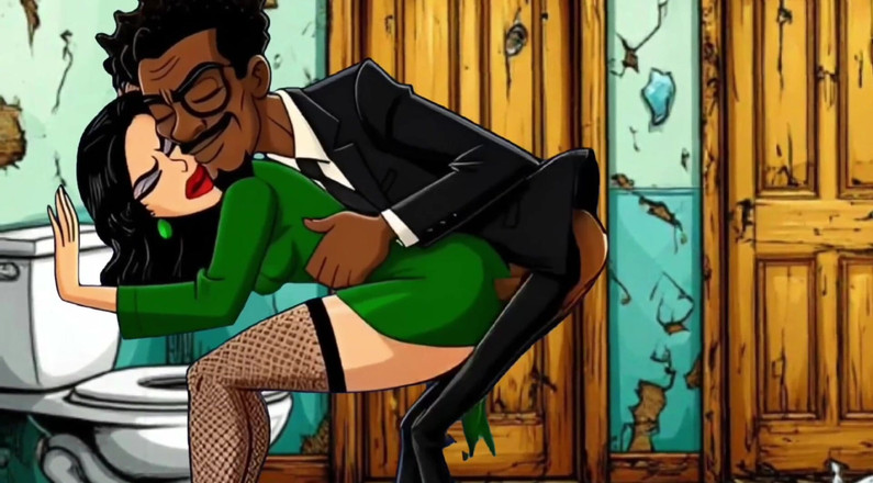 Octopussy Lovers Club: Vợ đĩ đụ trong nhà vệ sinh công cộng bẩn thỉu. Phim...