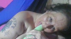 HerculesnVENUS: Cumming on Her Face Goggles on to Taste