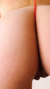 Busty Blonde Ketetotas Bouncing Her Boobs and Pussy Cameltoe