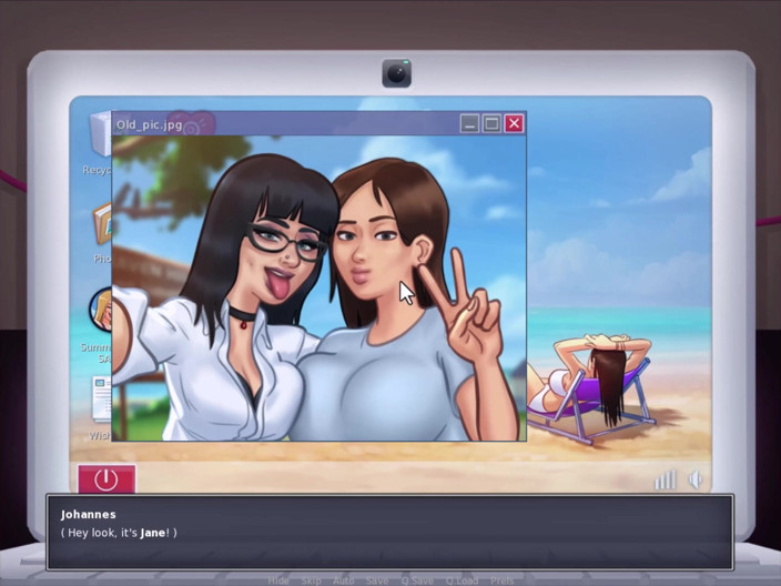 Johannes Gaming: Summertime Saga - Jessy played with her self