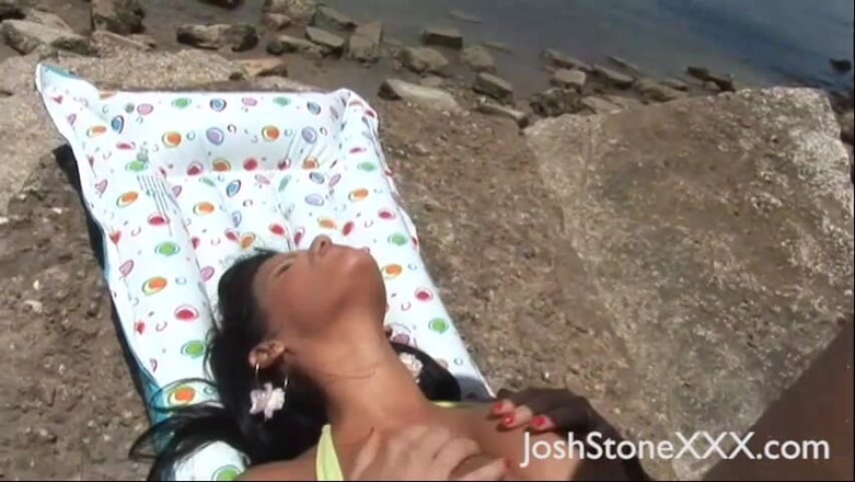 Josh Stone XXX: Cubana drottning Angelina Castro beach bangin