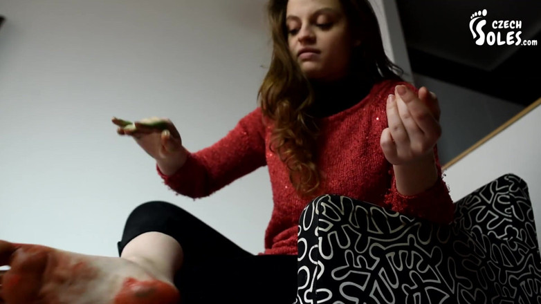 Czech Soles - foot fetish content: Pictură cu picioarele și tălpile și tălpi
