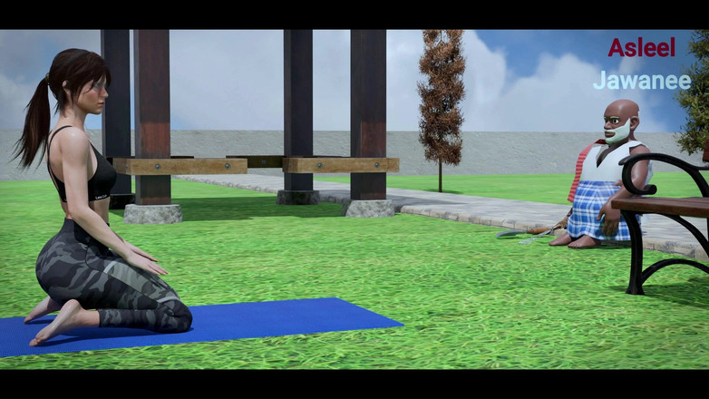 Asleel jawanee: 加德纳在公园里操年轻女孩