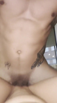 My Blonde Girlfriend Was Cleaning and I Stop Her with My Big Hard Cock