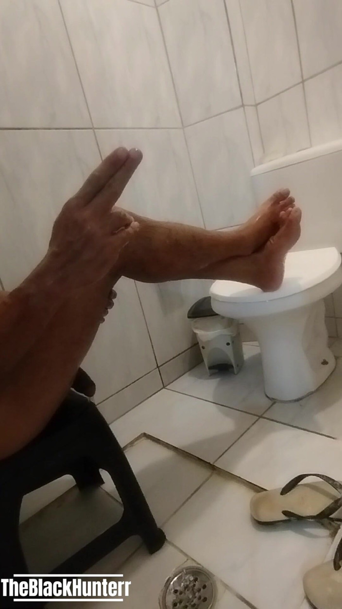 TheBlacKHunterr: Filming Colleague in the Bathroom