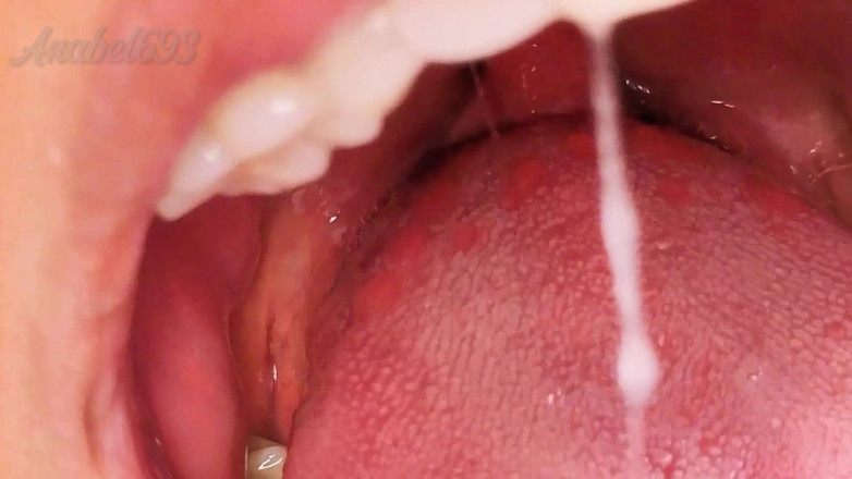 anabel693: 口腔恋物癖悬雍垂，我被硬的BBC呛到