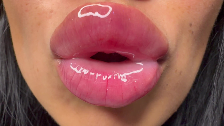 Asmr_mouth: น้ำเงี่ยนขาวยาวๆ เป็นลิปกลอสให้ฉัน