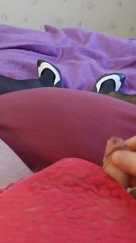 Butt-plugged Tiny-cliity Precums & Sissygasm