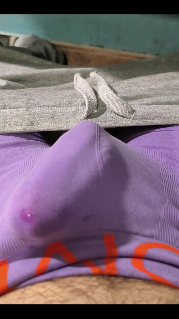 The girls' cave of fear: With His Boxers on, Watch the Milk Leaking Through Them