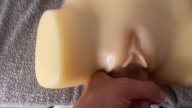 Greedy truck: Very Horny Hot Man Can't Resist Seeing His Wife's Doll