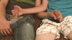 SEXUAL SIN GAY: Des servantes excitées scène 1, deux chérubins excités se baisent le...