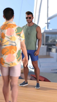 Unbound Resort: Cuckold Husband Caught and Watched His Wife Bouncing on His Boss's Cock on the Yacht - Episode 13