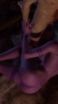 Skyrim haathon se chudaee aur land chusaee men ek raat vaali yogini - skyrim 3d porn pairodi